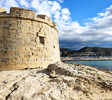 Moraira Schloss Costa Blanca