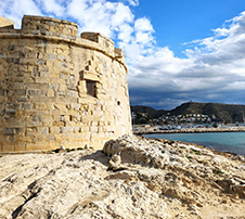 Moraira castle tower